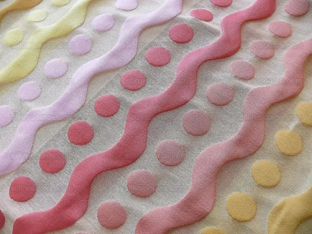 Kravet French Chic! "seeing Spots" Curvy Stripe Light Yellow Lil