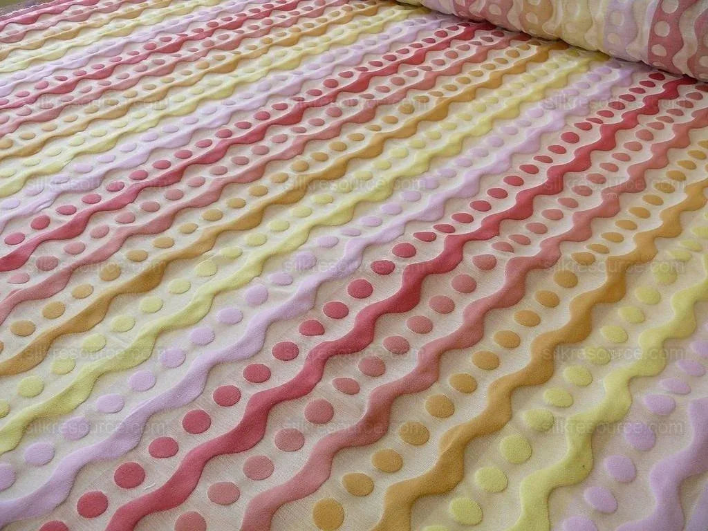 Kravet French Chic! "seeing Spots" Curvy Stripe Light Yellow Lil