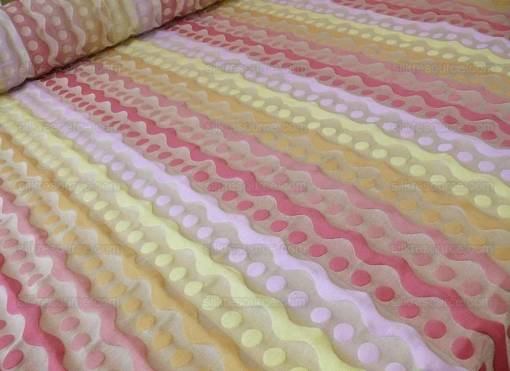 Kravet French Chic! "seeing Spots" Curvy Stripe Light Yellow Lil