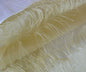 9.5Y KRAVET EYELASH FLAPPER 100%SILK ORGANZA SHEER GOLD RP100/Y