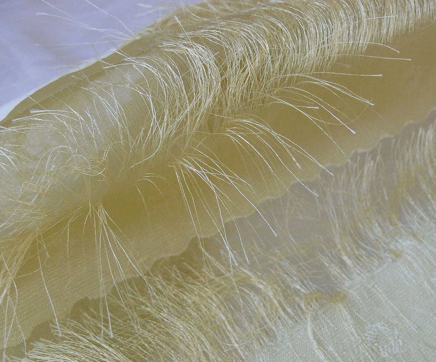 BY YARD Kravet Eyelash Flapper 100%silk Organza Sheer Gold MSRP USD100/y