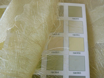BY YARD Kravet Eyelash Flapper 100%silk Organza Sheer Gold MSRP USD100/y