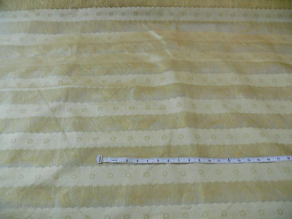 BY YARD Kravet Eyelash Flapper 100%silk Organza Sheer Gold MSRP USD100/y