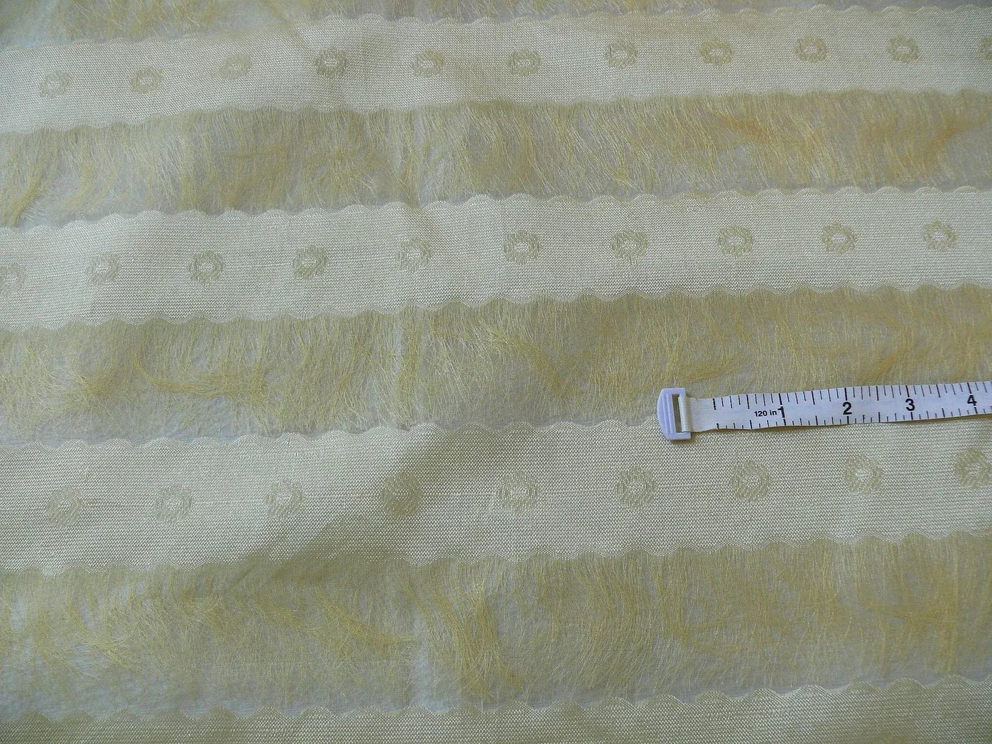 BY YARD Kravet Eyelash Flapper 100%silk Organza Sheer Gold MSRP USD100/y