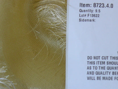 BY YARD Kravet Eyelash Flapper 100%silk Organza Sheer Gold MSRP USD100/y