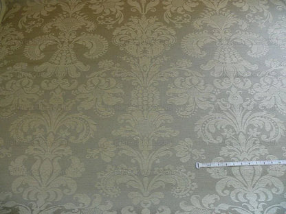 5.9y Christopher Hyland "constantino" Silk Ottoman Silver Grey