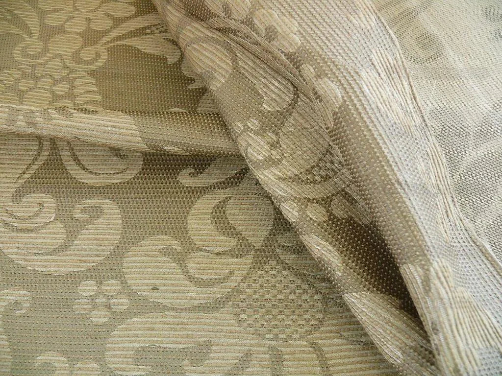 5.9y Christopher Hyland "constantino" Silk Ottoman Silver Grey