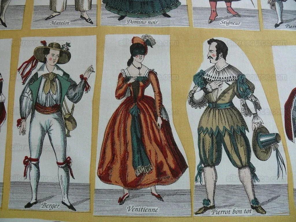 Brunschwig & Fils/gaston Y Daniela Carnaval Cotton Drama Figure