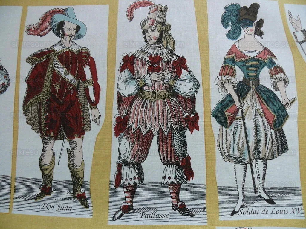 Brunschwig & Fils/gaston Y Daniela Carnaval Cotton Drama Figure