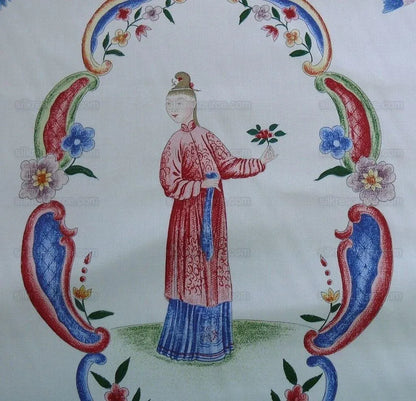 Brunschwig &amp; Fils Burger Paris Geisha Medallion Print5.375y