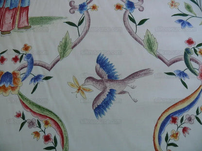 Brunschwig &amp; Fils Burger Paris Geisha Medallion Print5.375y