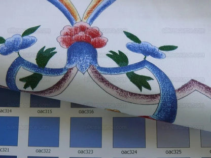 Brunschwig &amp; Fils Burger Paris Geisha Medallion Print5.375y