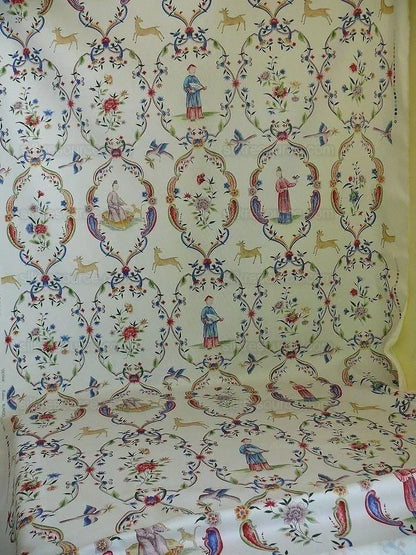 Brunschwig &amp; Fils Burger Paris Geisha Medallion Print5.375y