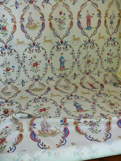 Brunschwig &amp; Fils Burger Paris Geisha Medallion Print5.375y