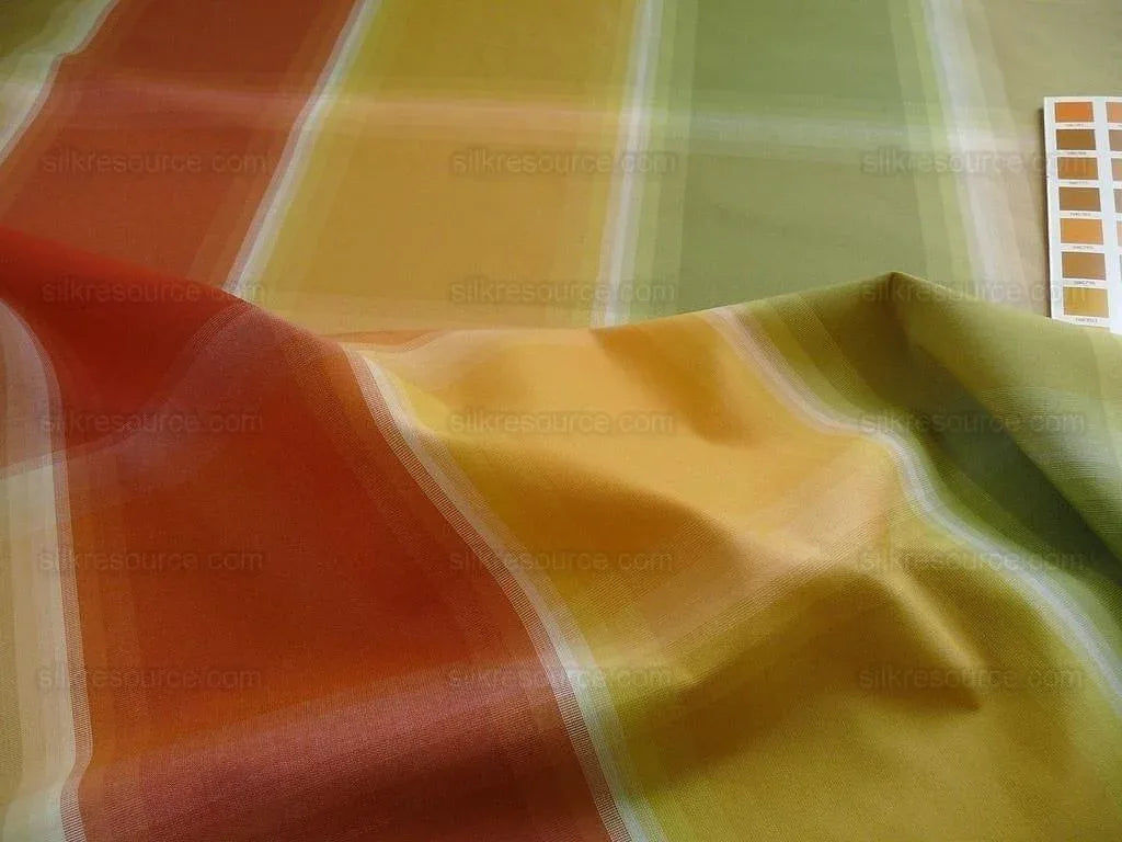 by yard Donghia Bergamo Modern &amp; Happy Colorful Plaid Ombre MSRP USD175/y #928