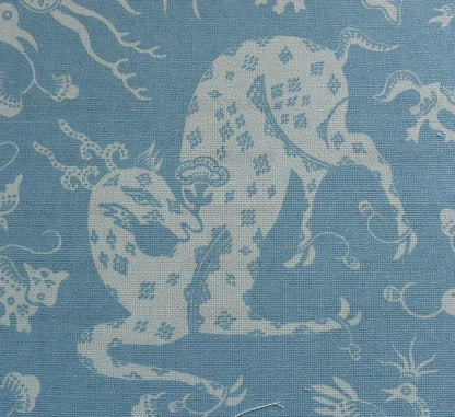 China Seas Indramayu Mythical Animal Dragon Lion Bird Blue White