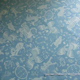 China Seas INDRAMAYU MYTHICAL ANIMAL DRAGON LION BIRD BLUE WHITE