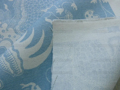 China Seas Indramayu Mythical Animal Dragon Lion Bird Blue White