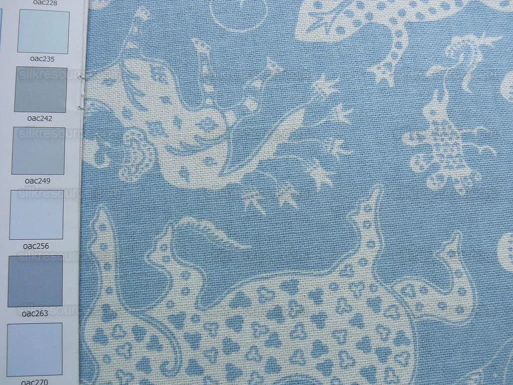 China Seas Indramayu Mythical Animal Dragon Lion Bird Blue White