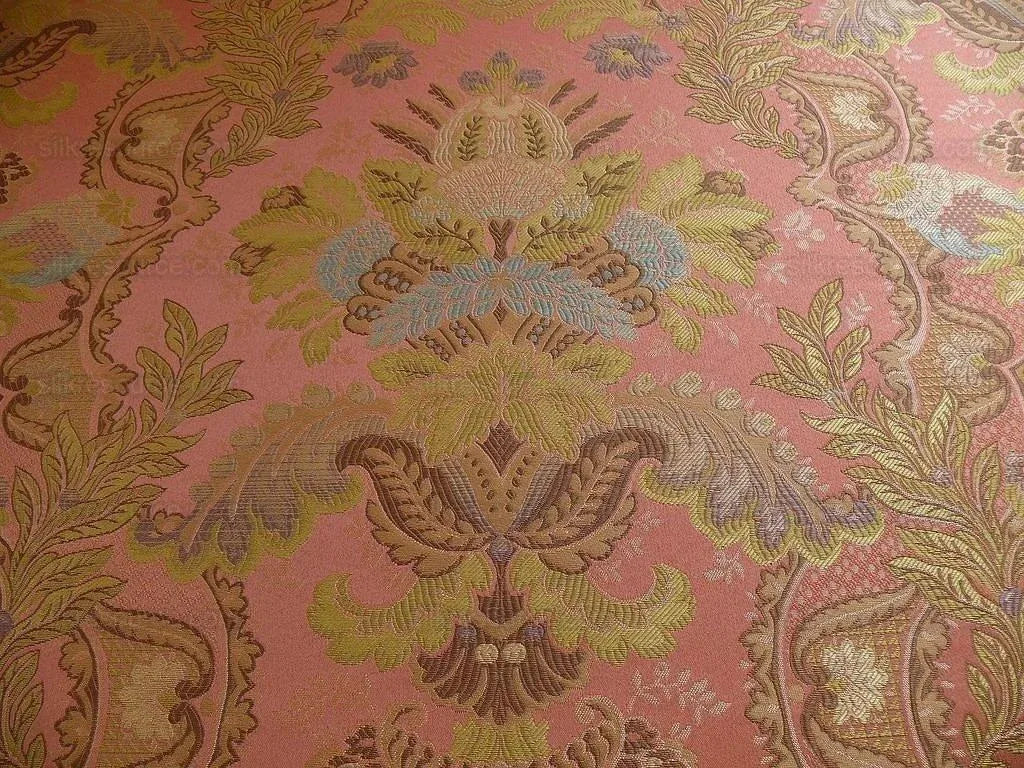 4.125yds Beacon Hill "summer Sun" In Hibiscus MSRP USD 136