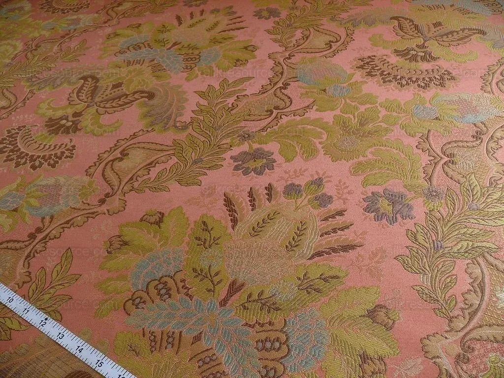 4.125yds Beacon Hill "summer Sun" In Hibiscus MSRP USD 136