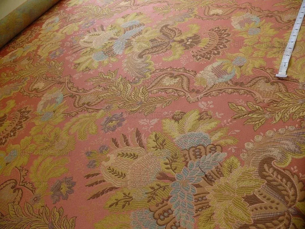 4.125yds Beacon Hill "summer Sun" In Hibiscus MSRP USD 136