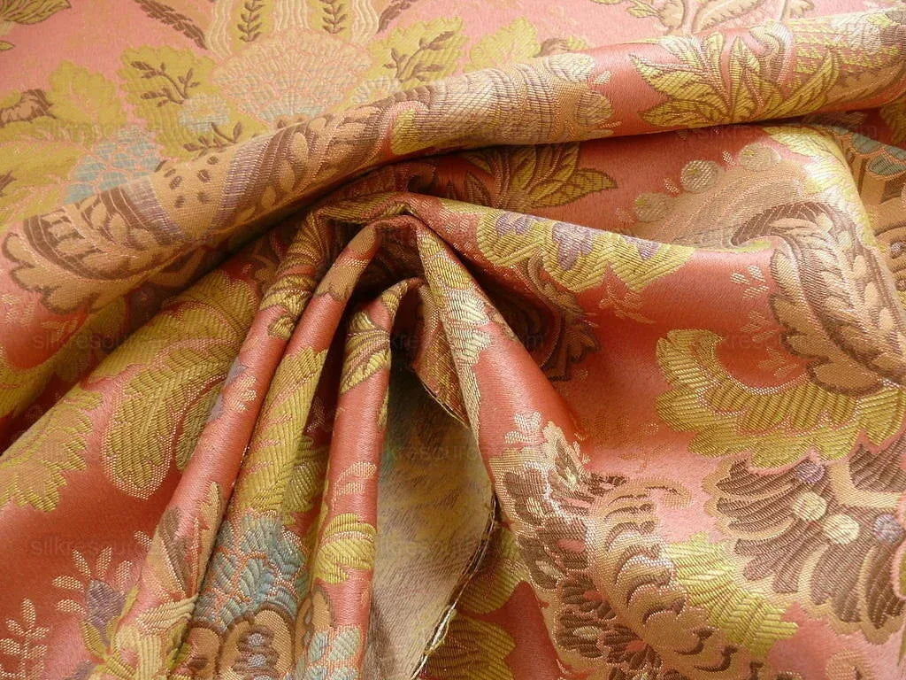4.125yds Beacon Hill "summer Sun" In Hibiscus MSRP USD 136