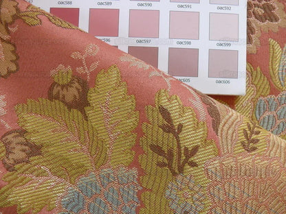 4.125yds Beacon Hill "summer Sun" In Hibiscus MSRP USD 136