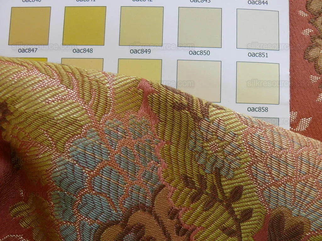 4.125yds Beacon Hill "summer Sun" In Hibiscus MSRP USD 136