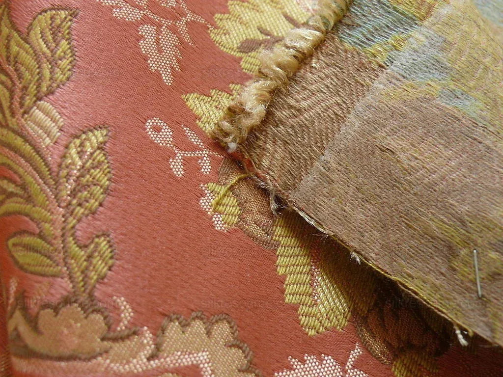 4.125yds Beacon Hill "summer Sun" In Hibiscus MSRP USD 136