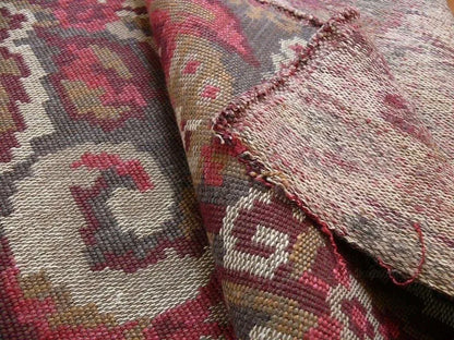 By yard Lee Jofa Carpet Bag Red Pink On Espresso MSRP USD 396/Y