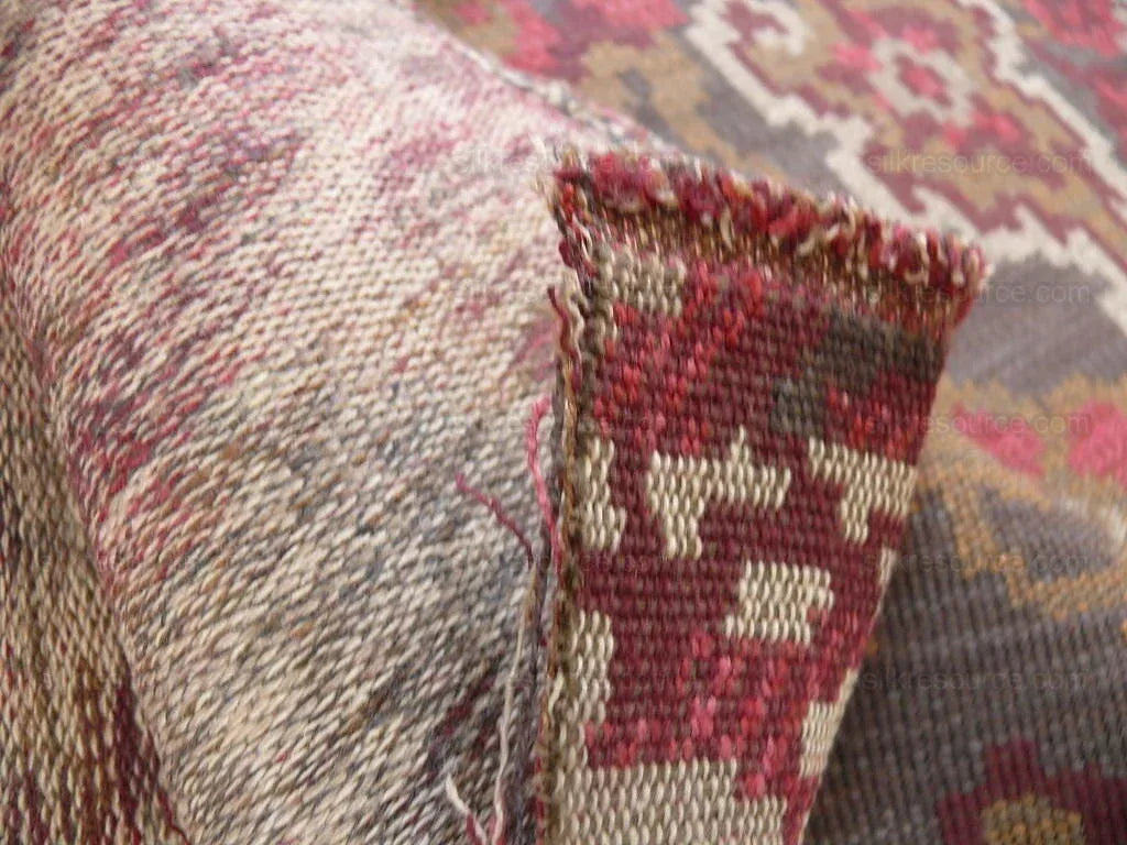 By yard Lee Jofa Carpet Bag Red Pink On Espresso MSRP USD 396/Y