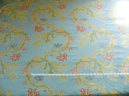 Old World Weaver VIVIANA French Lace Carnation Lampas Red Blue Powder MSRP 328USD/Y