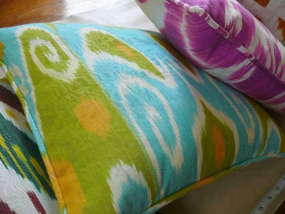 Brunschwig &amp; Fils Silk Ikat Pillow