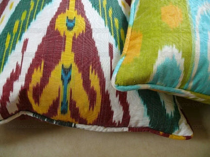 Brunschwig &amp; Fils Silk Ikat Pillow