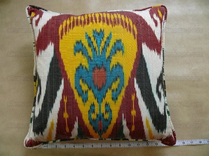 Brunschwig &amp; Fils Silk Ikat Pillow