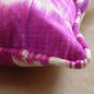 BRUNSCHWIG & FILS SILK IKAT PILLOW PURPLE