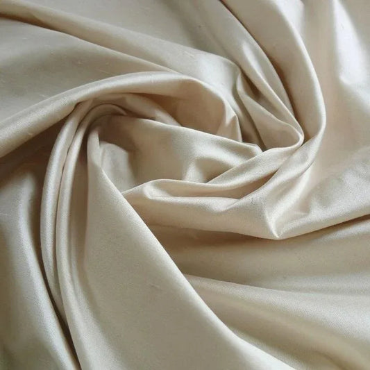 SCALAMANDRE ANTIQUE SILK TAFFETA, CREAM BTY