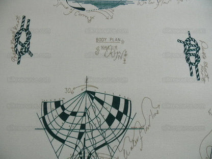 Scalamandre "maritime" Indoor/outdoor, Evergreen Bty