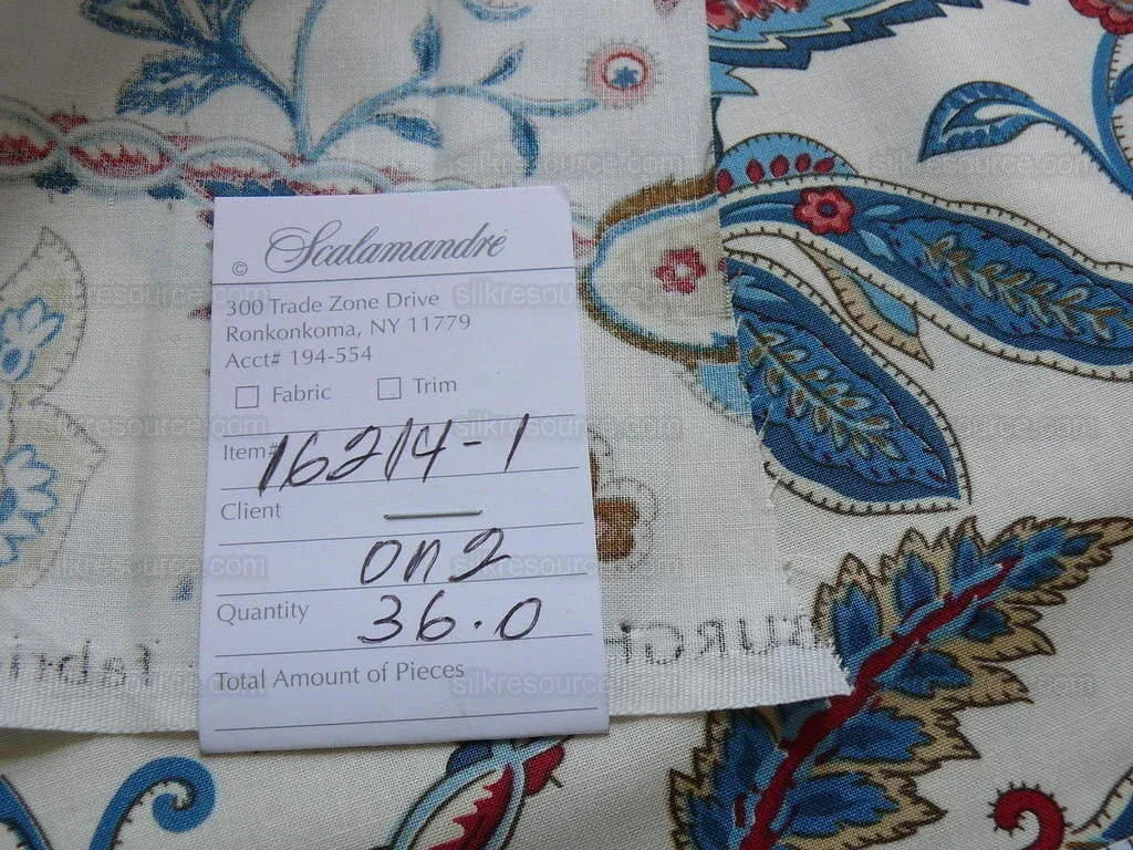 Scalamandre Aldeburgh Paisley Tree Of Life Toile Chintz Printed Palampores Cotton Rose Pink Real Blue Red Indian Chintz