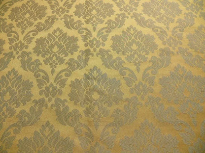 By Yard Gold Classic Damask Medallion Cotton Blend MSRP USD 200/Y #977