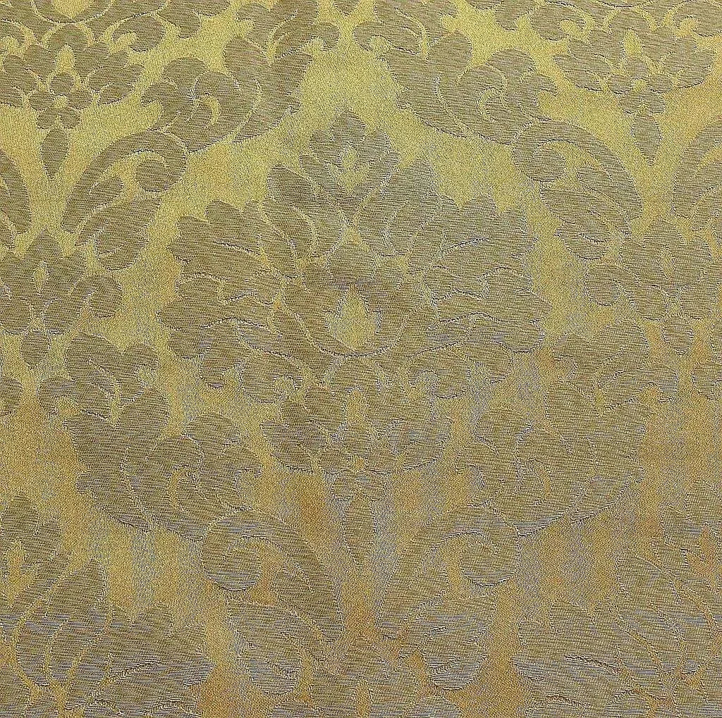 By Yard Gold Classic Damask Medallion Cotton Blend MSRP USD 200/Y #977