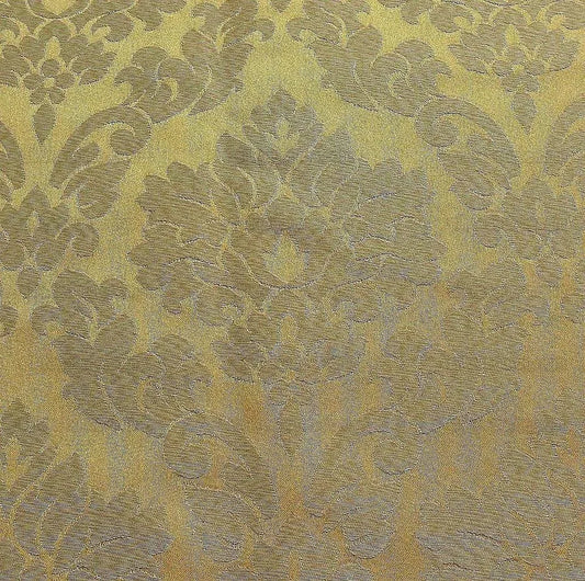 By Yard Gold Classic Damask Medallion Cotton Blend MSRP USD 200/Y #977