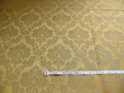 By Yard Gold Classic Damask Medallion Cotton Blend MSRP USD 200/Y #977