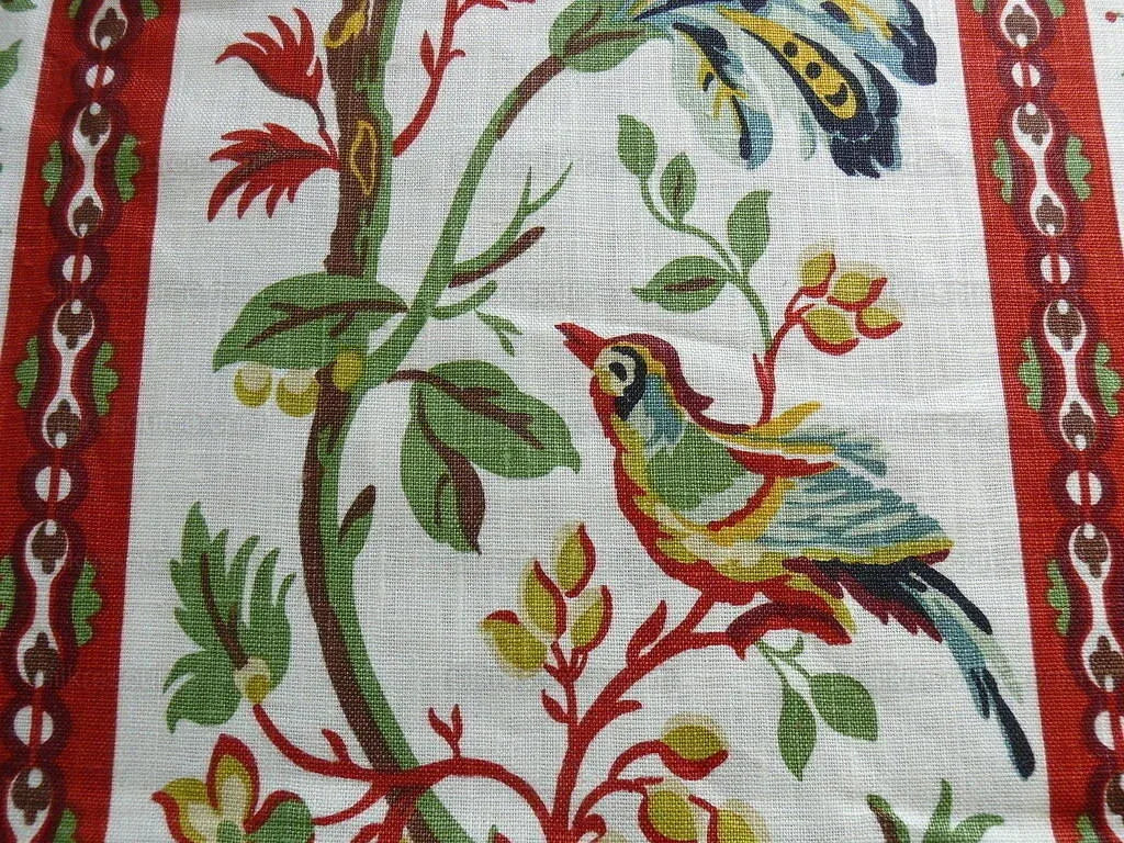 Brunschwig & Fils Le Lac Border Linen Print Bty