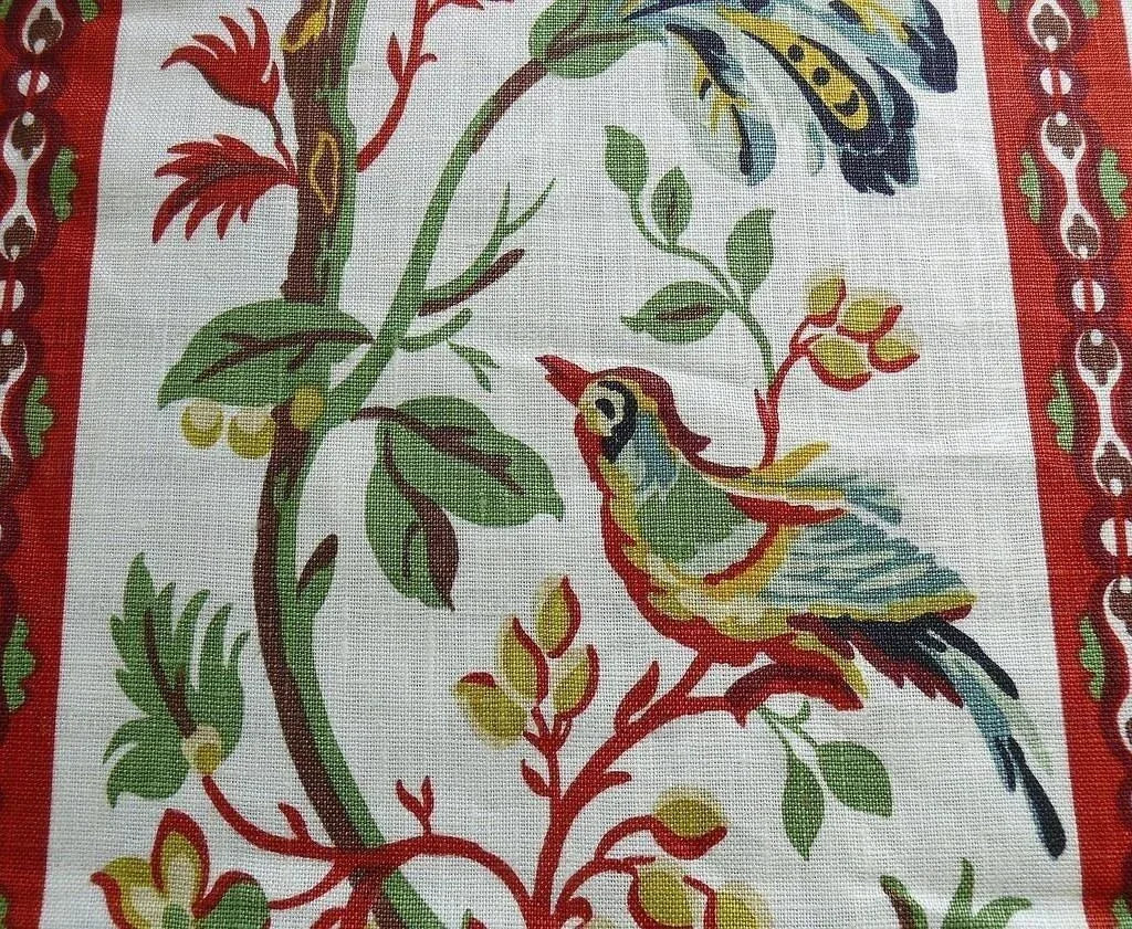 Brunschwig & Fils Le Lac Border Linen Print Bty