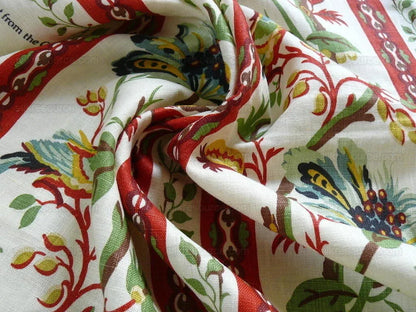 Brunschwig & Fils Le Lac Border Linen Print Bty