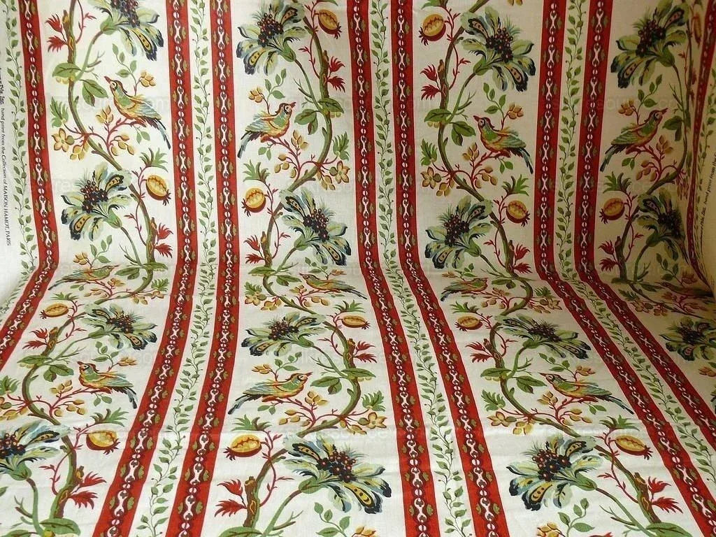 Brunschwig & Fils Le Lac Border Linen Print Bty