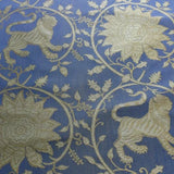 BTY LEE JOFA KALABAGH WEAVE TIGER SNIFF ROSE SAPPHIRE BLUE GOLD