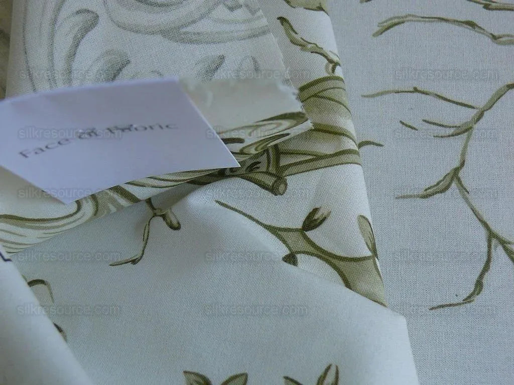 by yard Scalamandre Asian Garden Sage Green White Toile Chinoiserie Pavillion Landscape Figure Music Bty MSRP USD 170